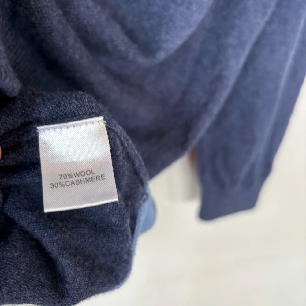 Greyson Wool & Cashmere 1/4 Zip Sweater‎ Size XL